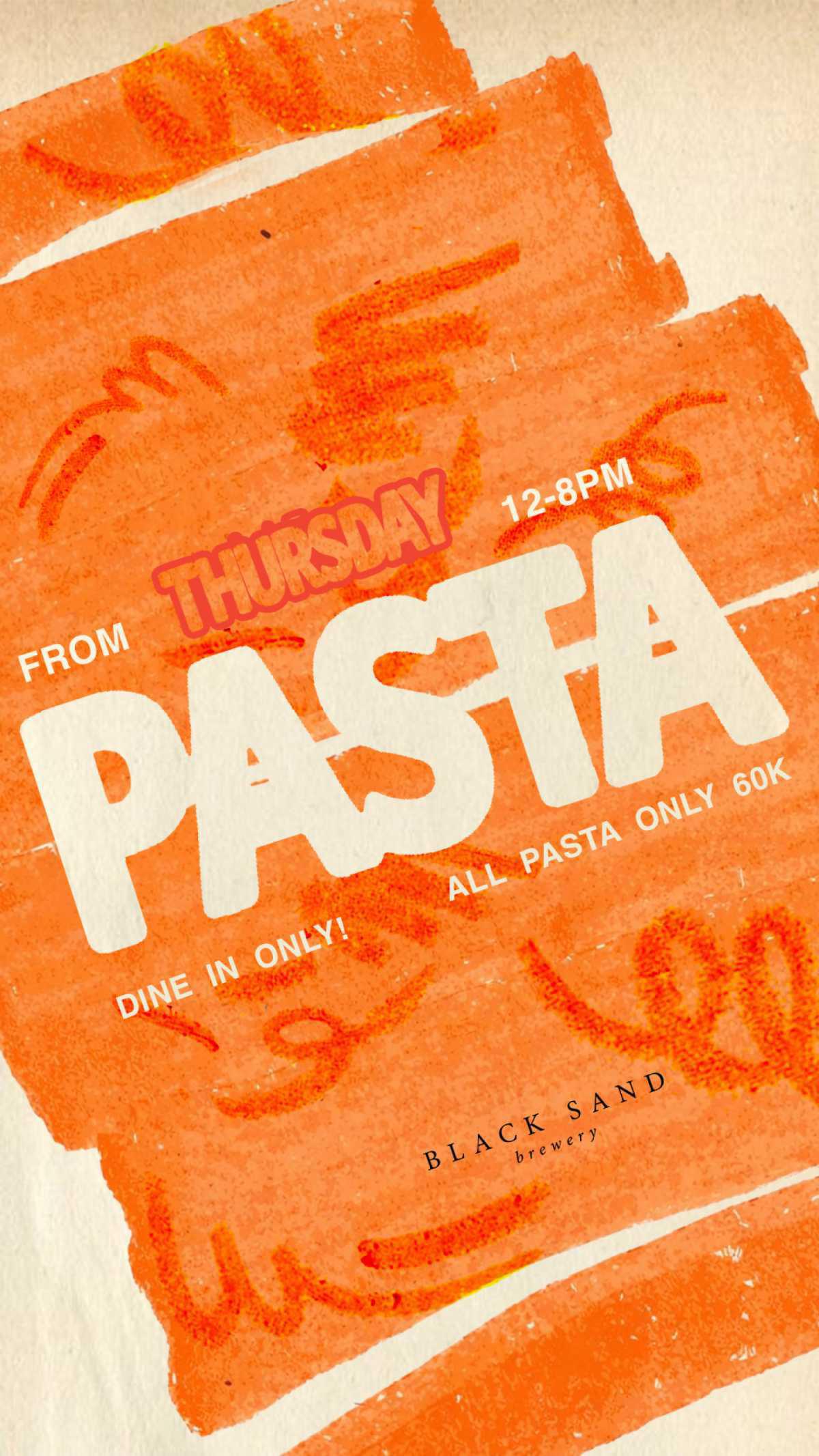 Pasta Thursdays at Black Sand Brewery Pasta Thursdays at Black Sand Brewery
