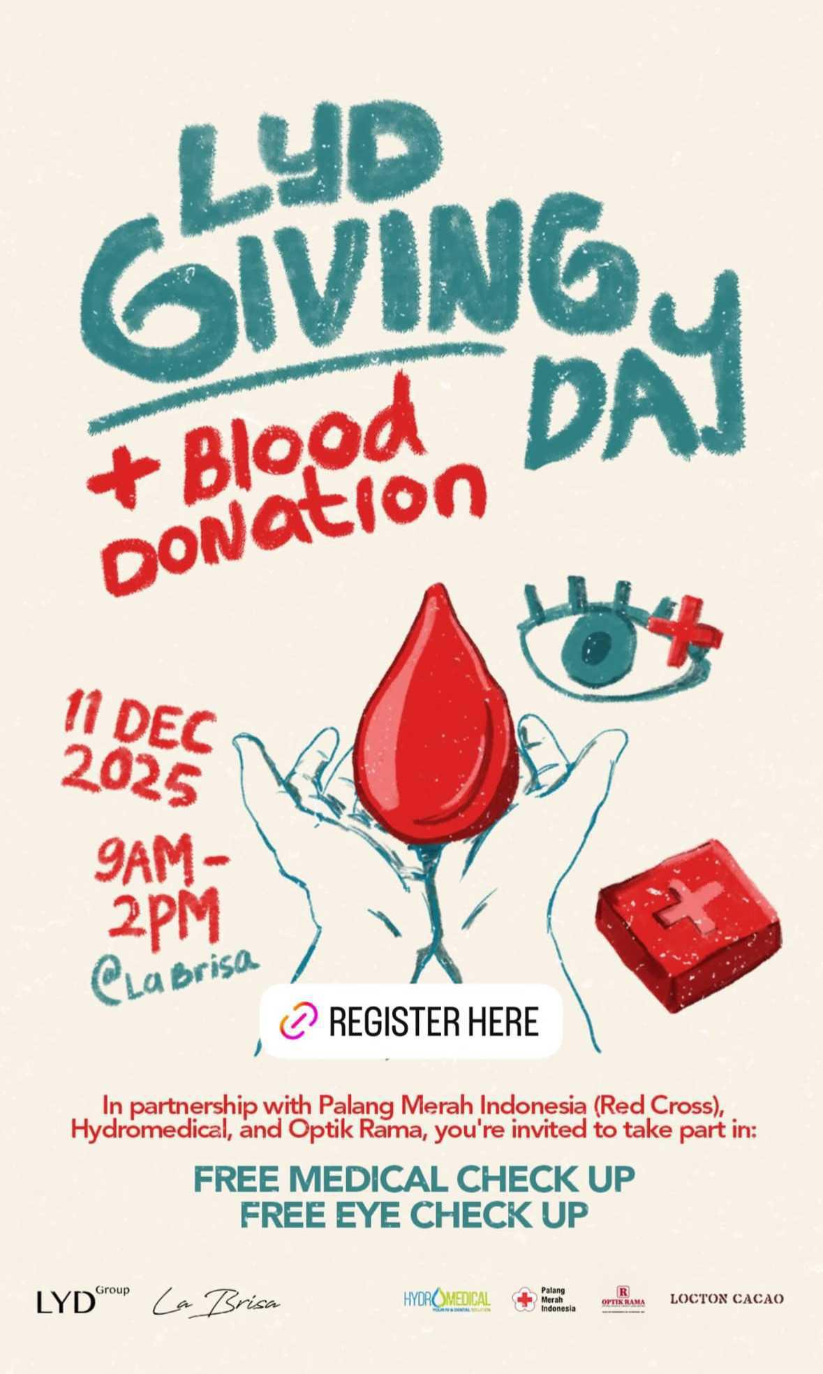 LYD GIVING DAY - Blood donation- at La Brisa 