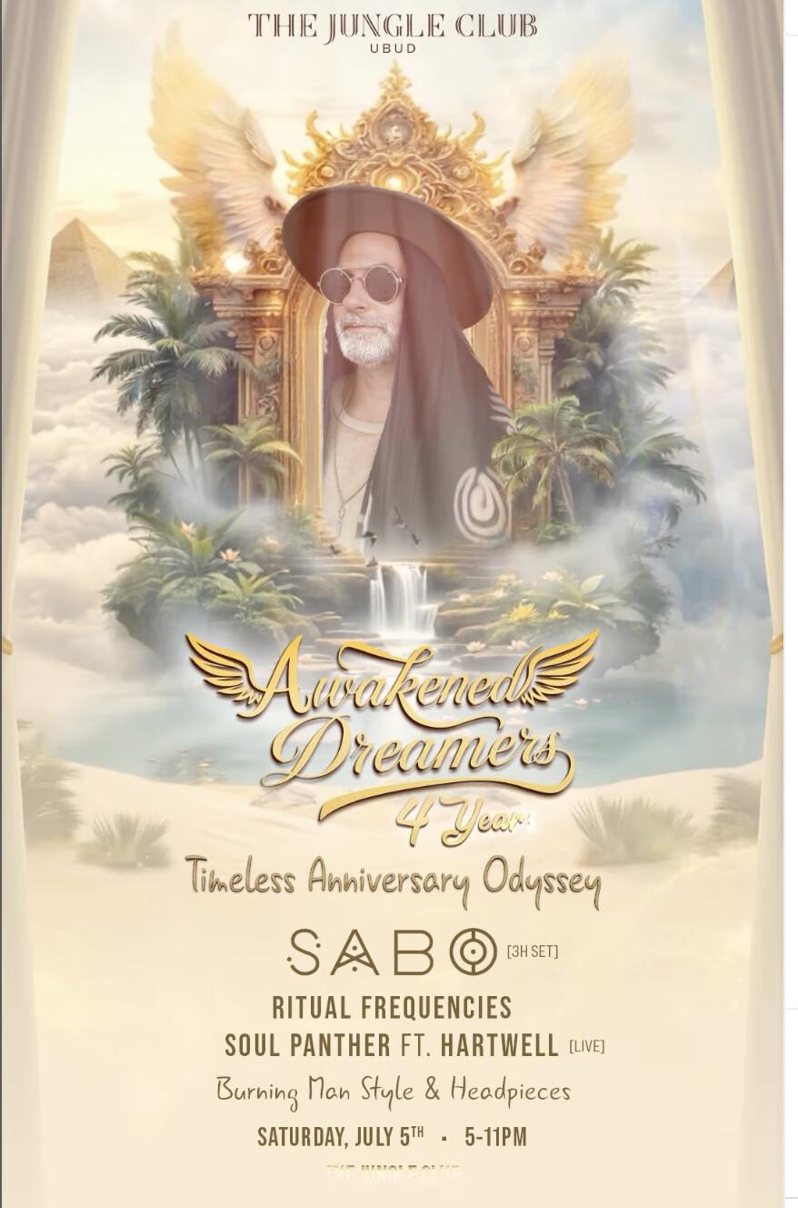 SABO at Awakened Dreamers at The Jungle Club Ubud 