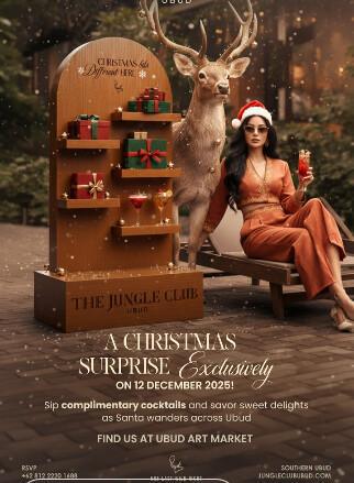 Christmas Surprise at The Jungle Club Ubud 