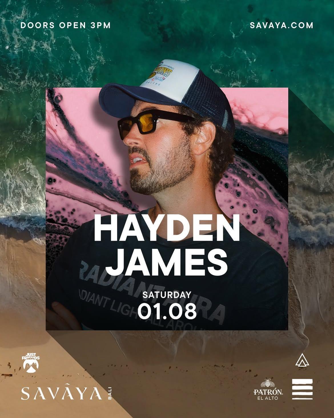 Hayden James at Savaya Bali Hayden James at Savaya Bali