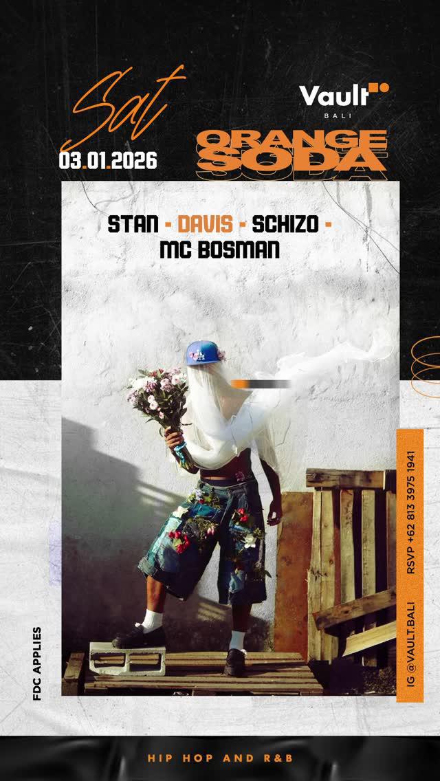 Orange Soda at Vault Bali