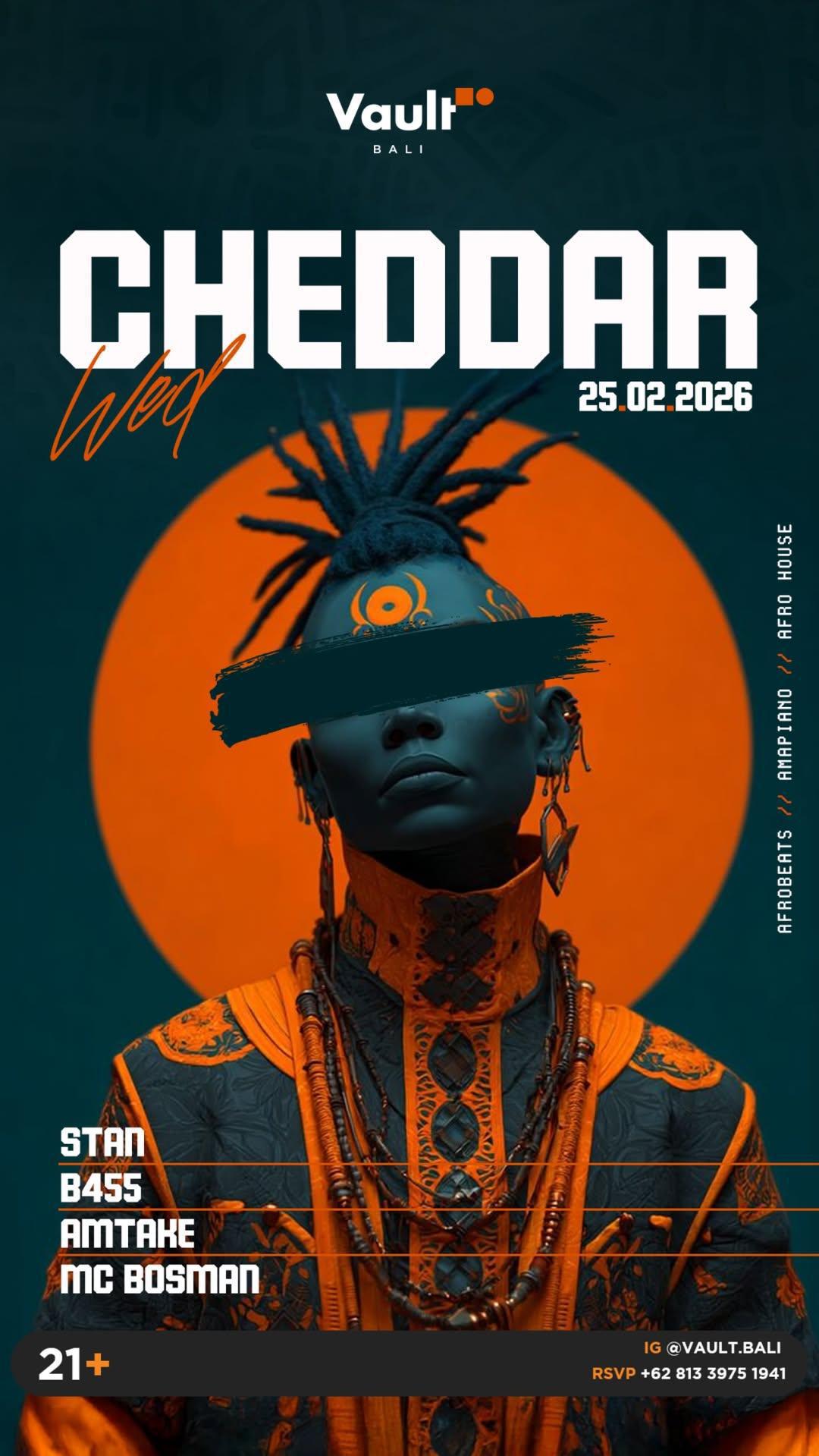 Cheddar at Vault Bali