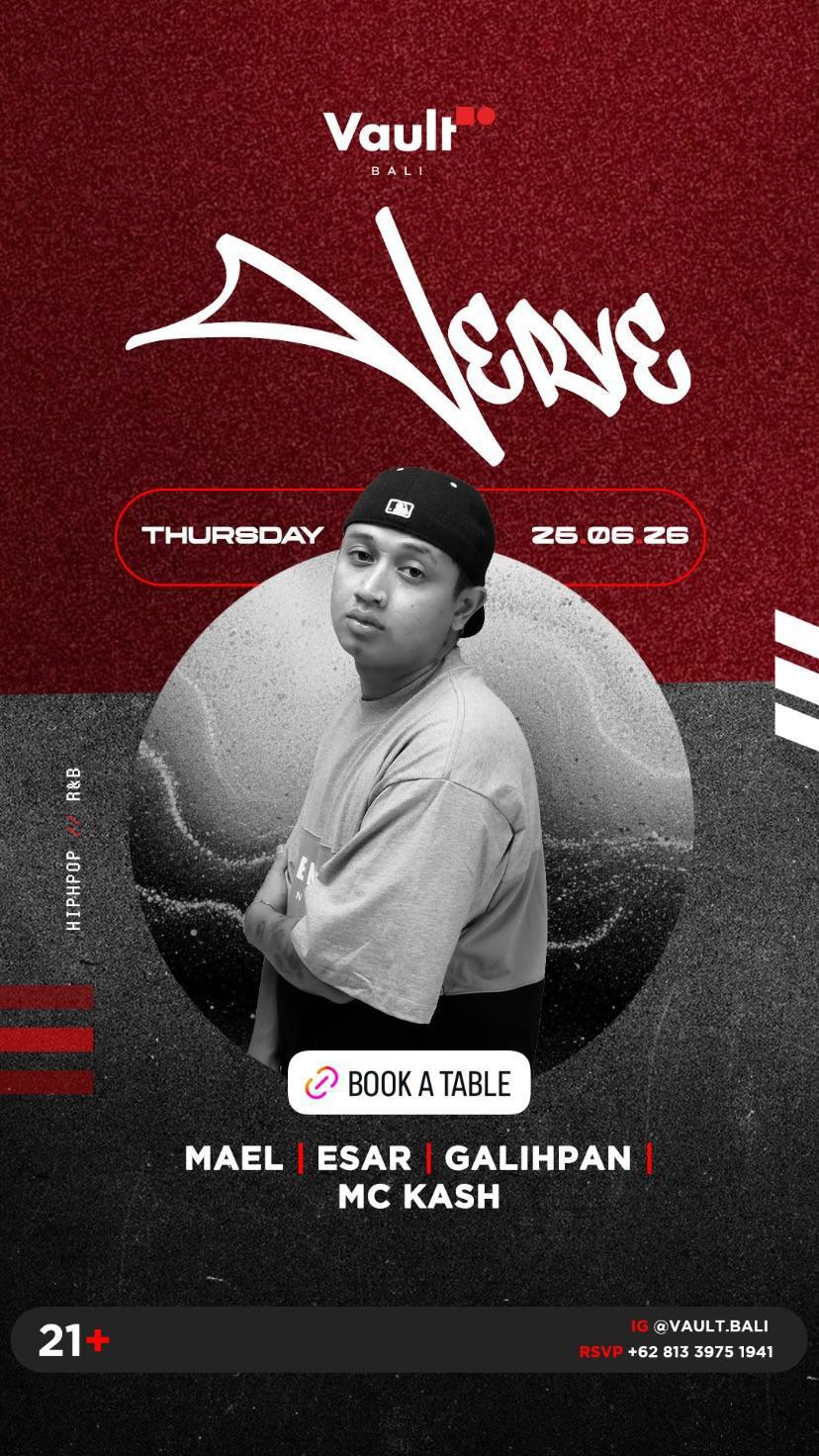 Verve at Vault Bali 