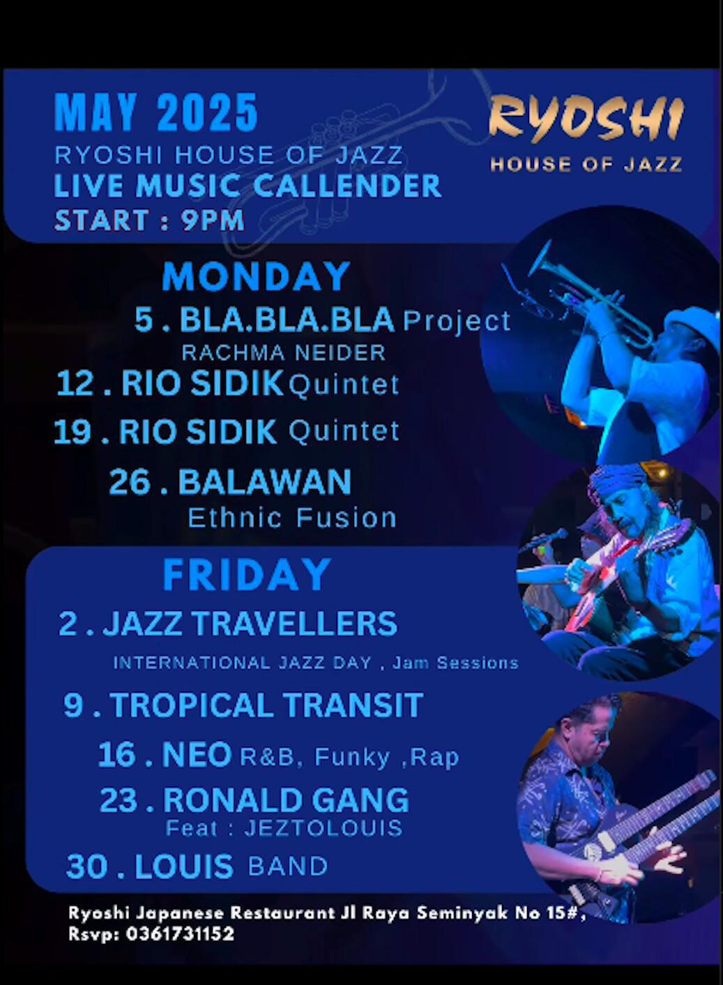 May at Ryoshi House Of Jazz
