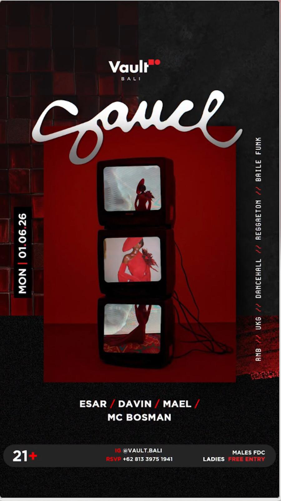 Sauce at Vault Bali