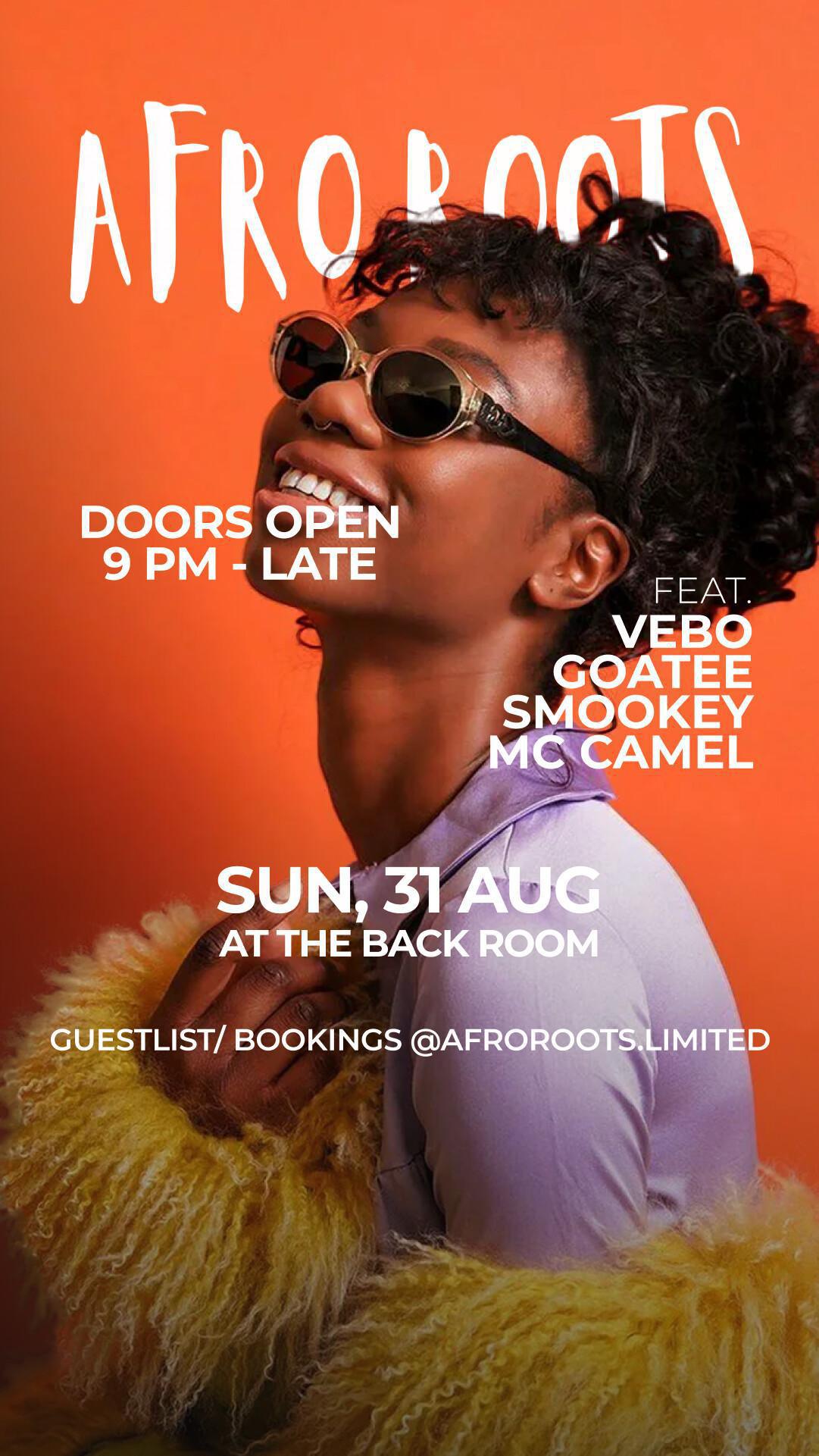 Afro Roots at The Back Room Mason Bali