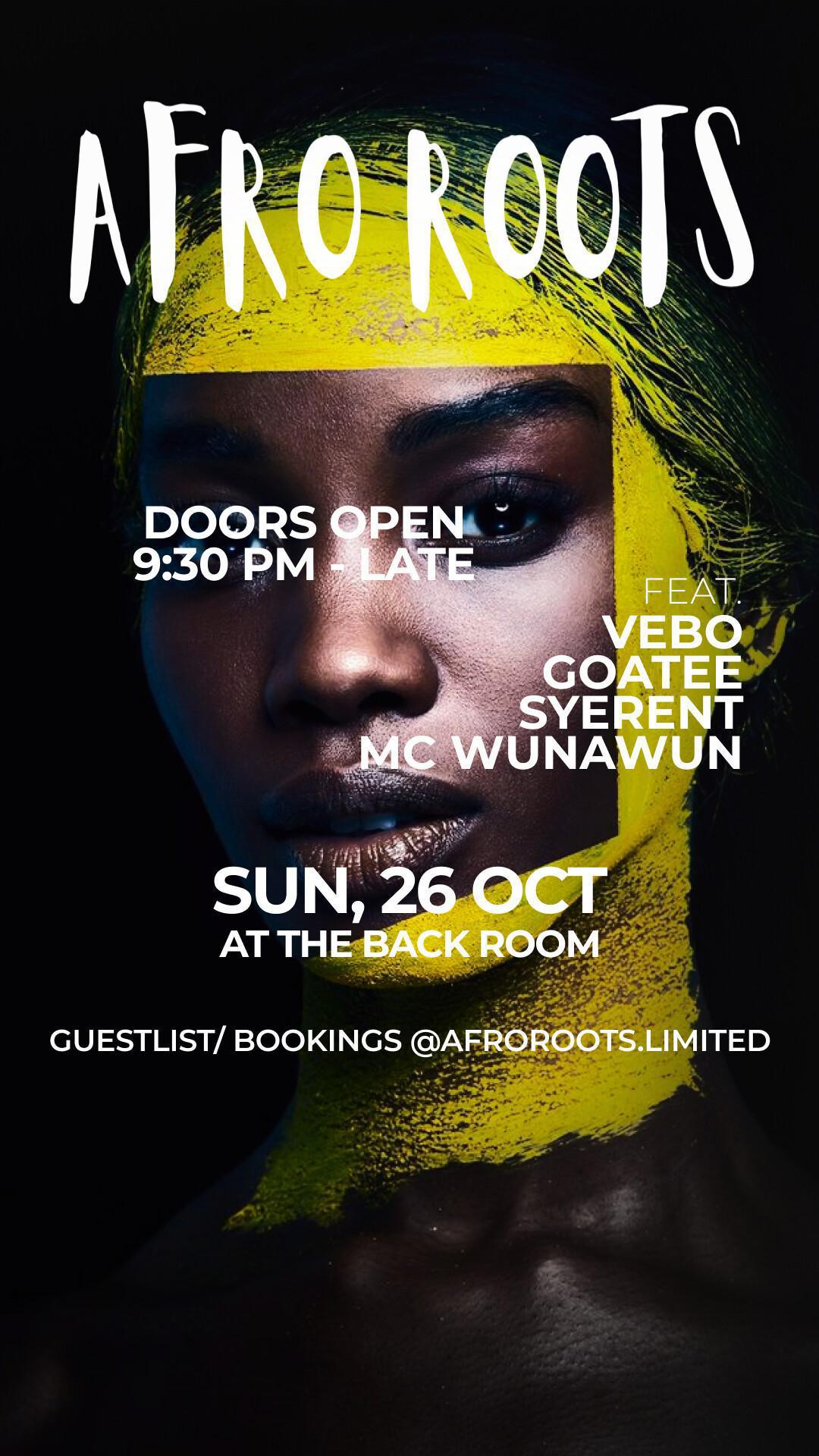 Afro Roots at The Back Room Mason Bali