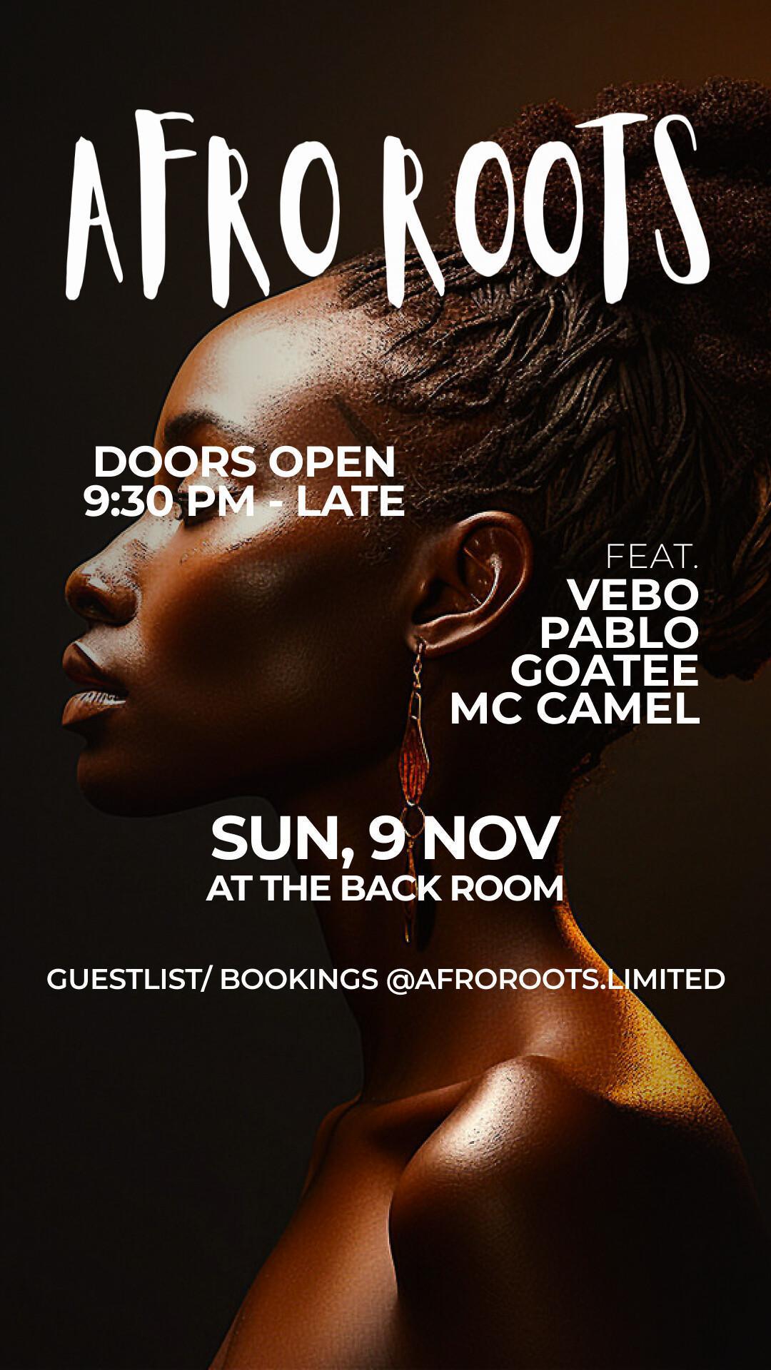 Afro Roots at The Back Room Mason Bali