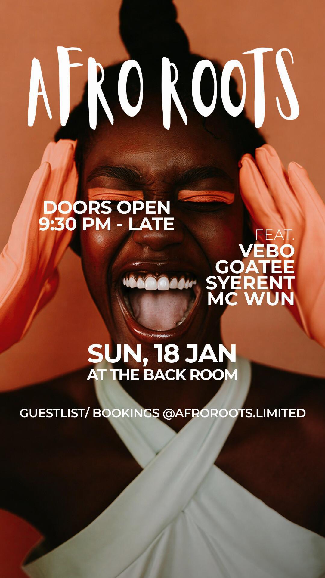 Afro Roots at The Back Room Mason Bali