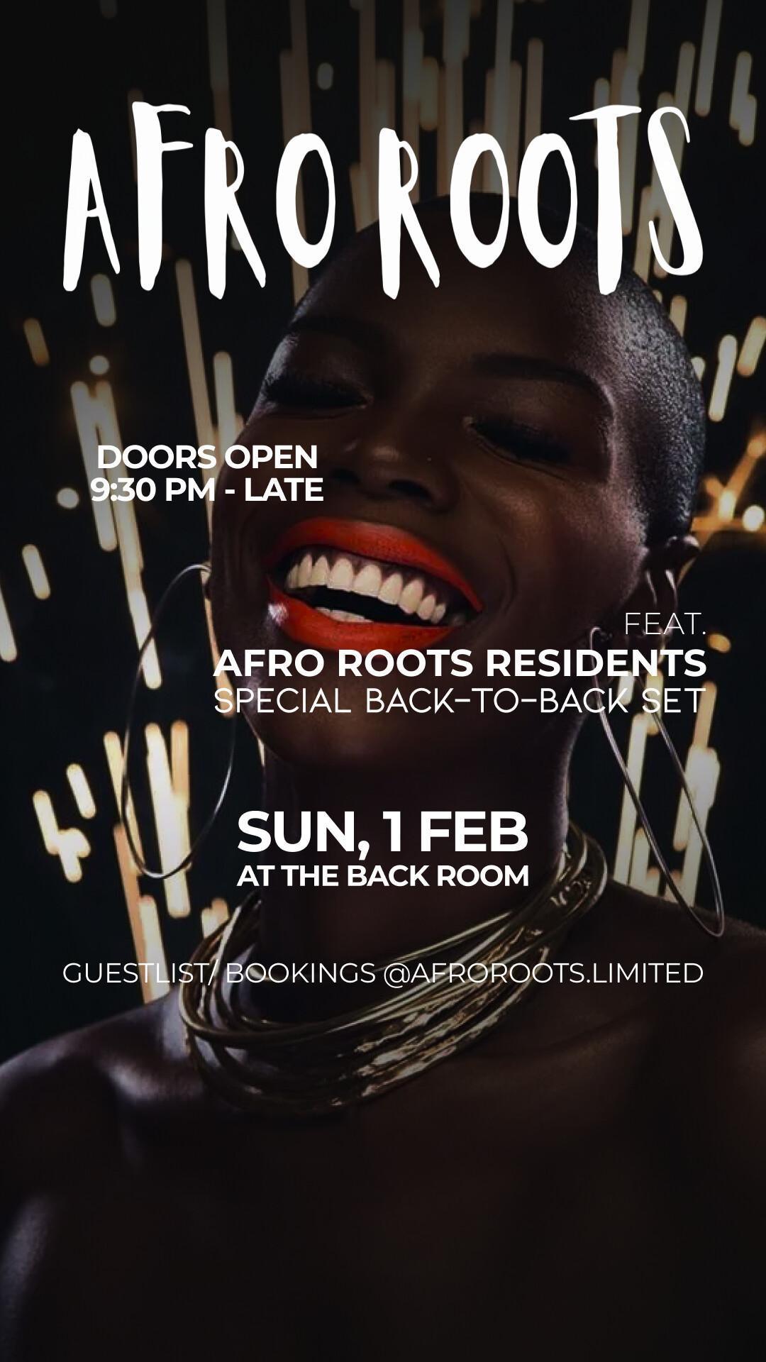 Afro Roots at The Back Room Mason Bali