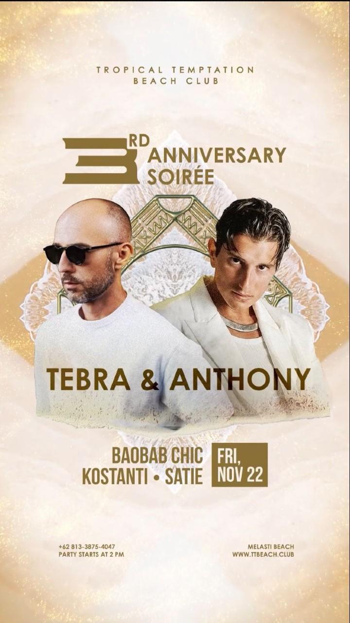 3rd Anniversary Soirée at Tropical Temptation Beach Club 
