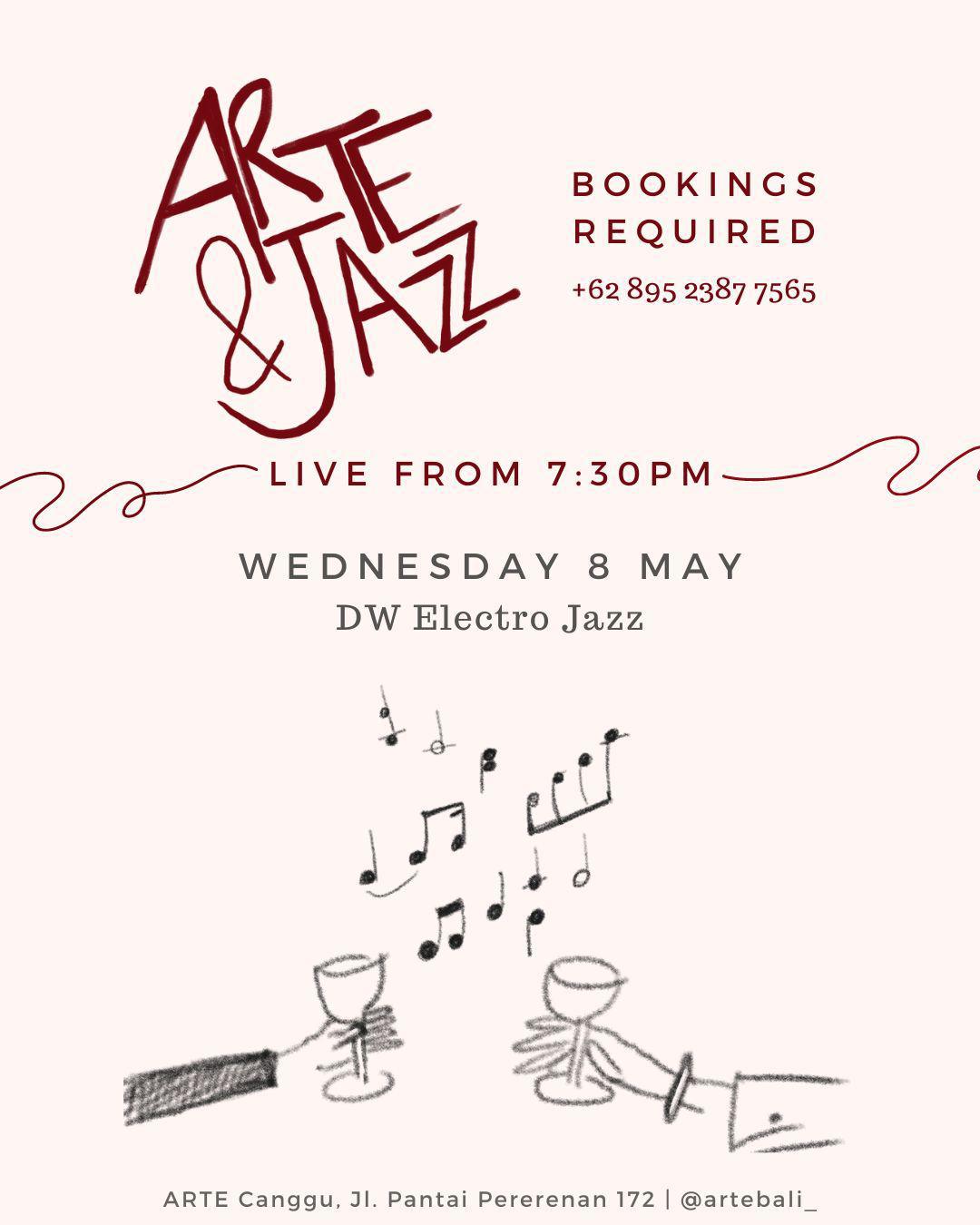  Jazz Wednesday at ARTE Canggu