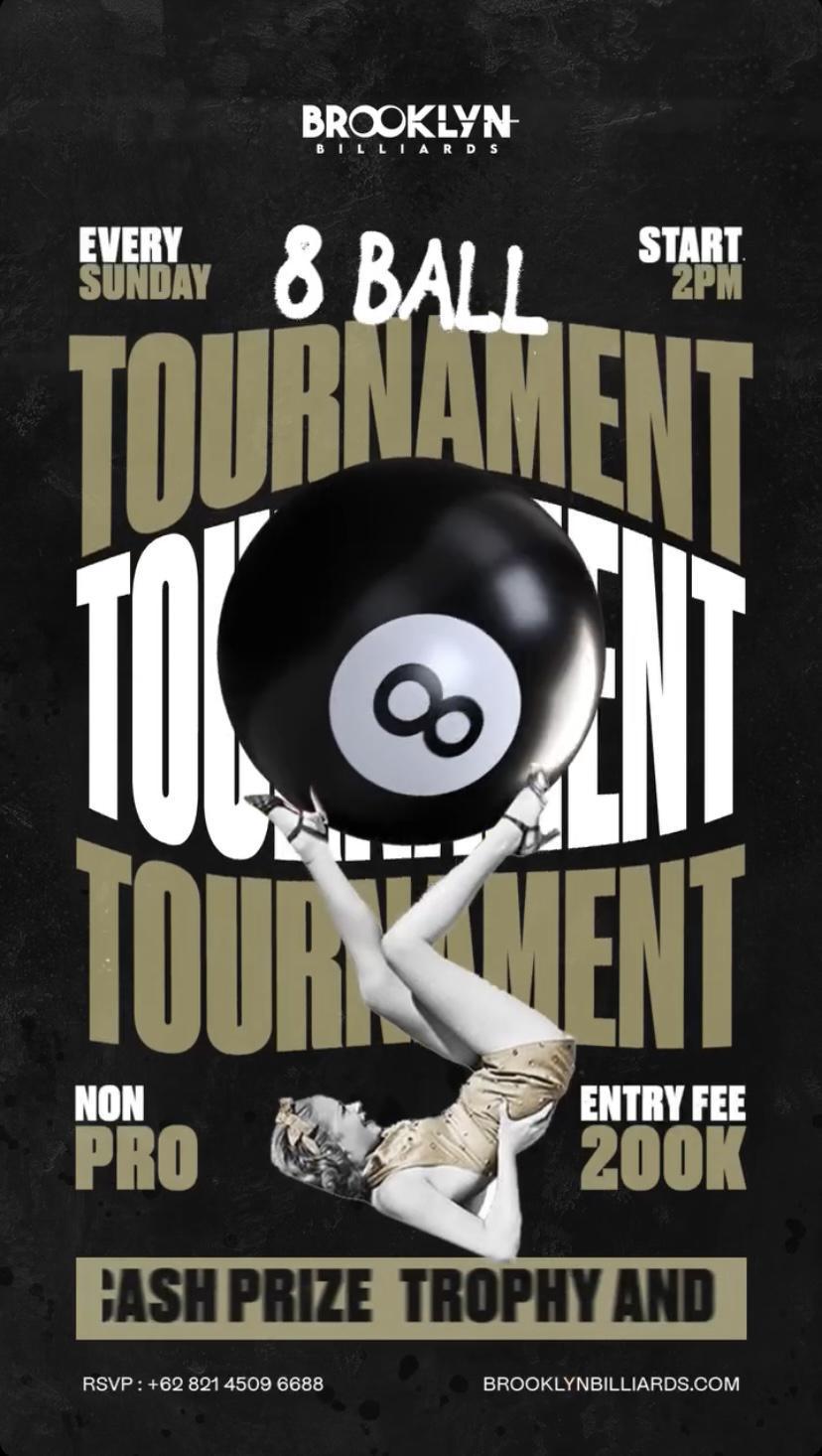 8 ball tournament at Brooklyn Billiards Bali