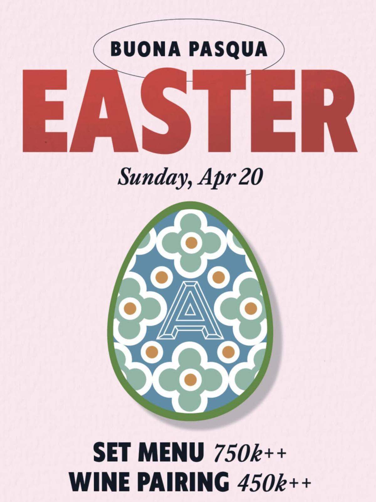 Buona Pasqua at Amici Bali