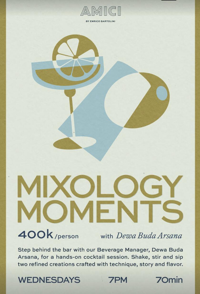 Cocktail masterclass Bali at Amici Ubud
