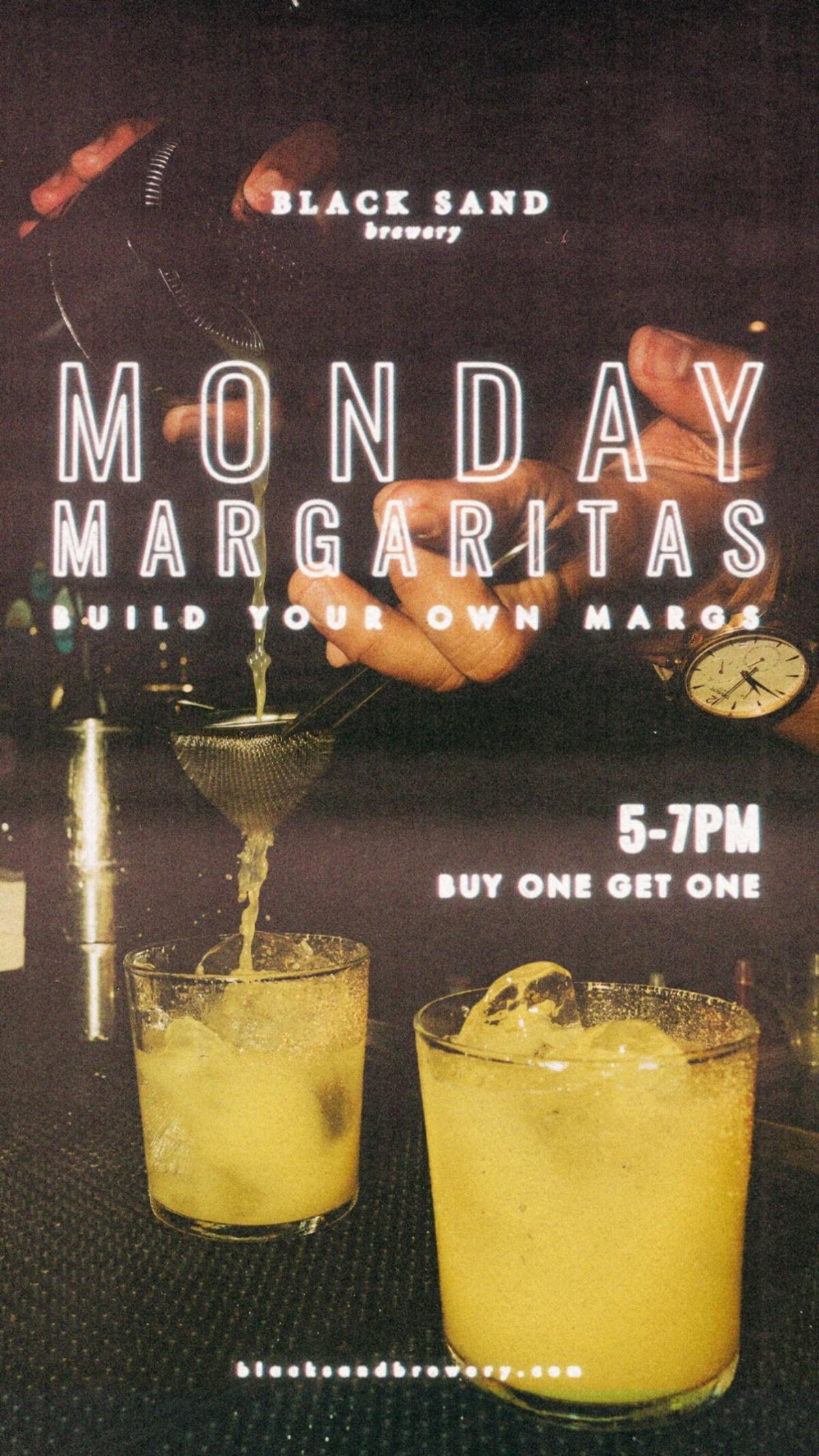 Monday Happy Hour at Black Sand Brewery, 5-7pm