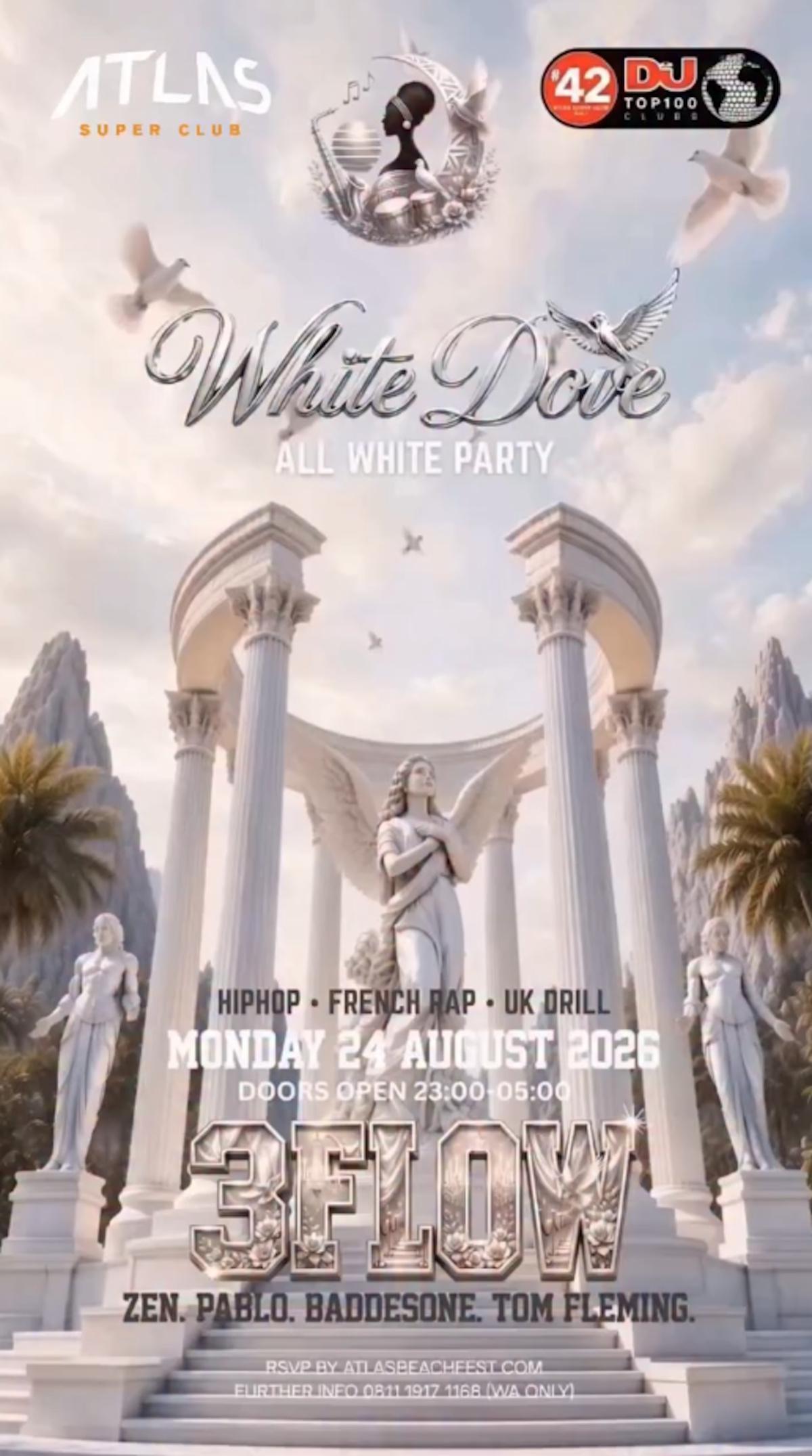 White Dove at Atlas Super Club