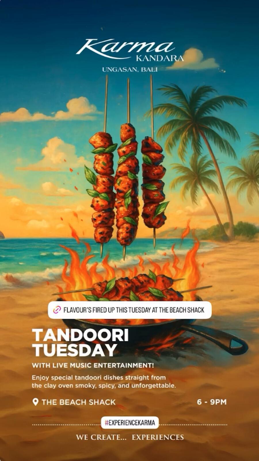 Tandoori Tuesday at Karma Beach Club