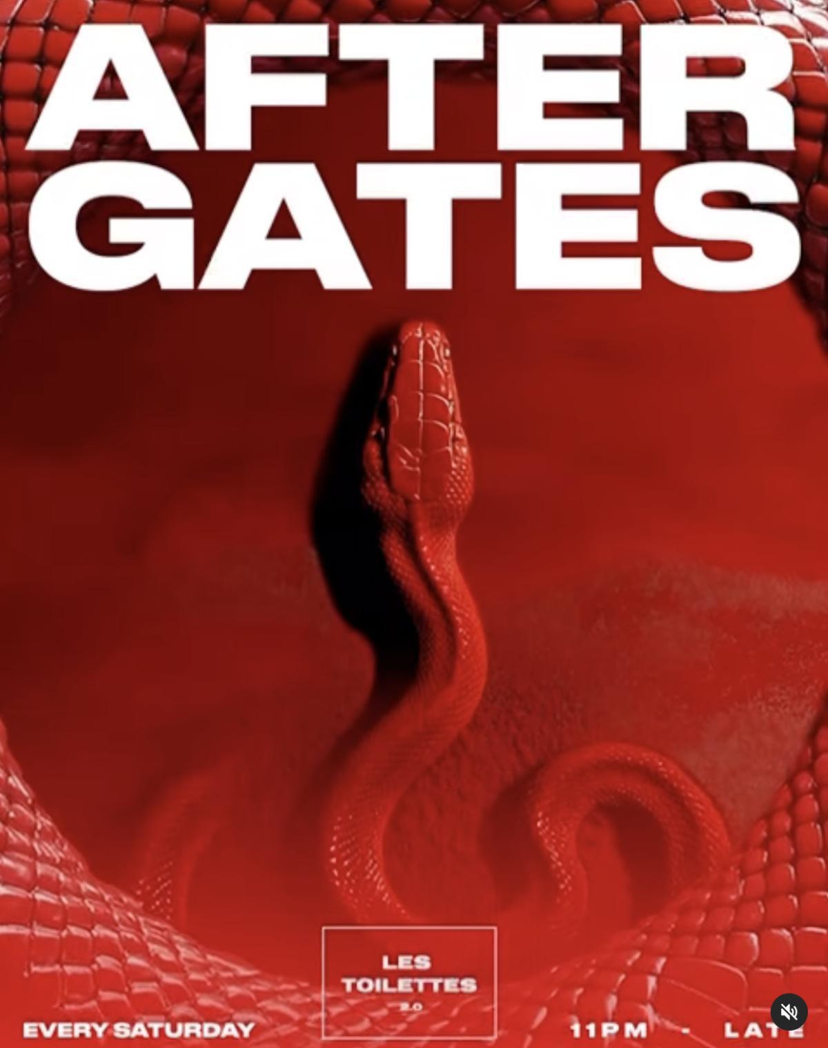 After Gates at Les Toilettes 