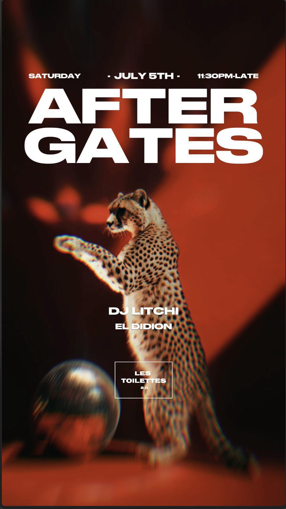 After Gates at Les Toilettes 