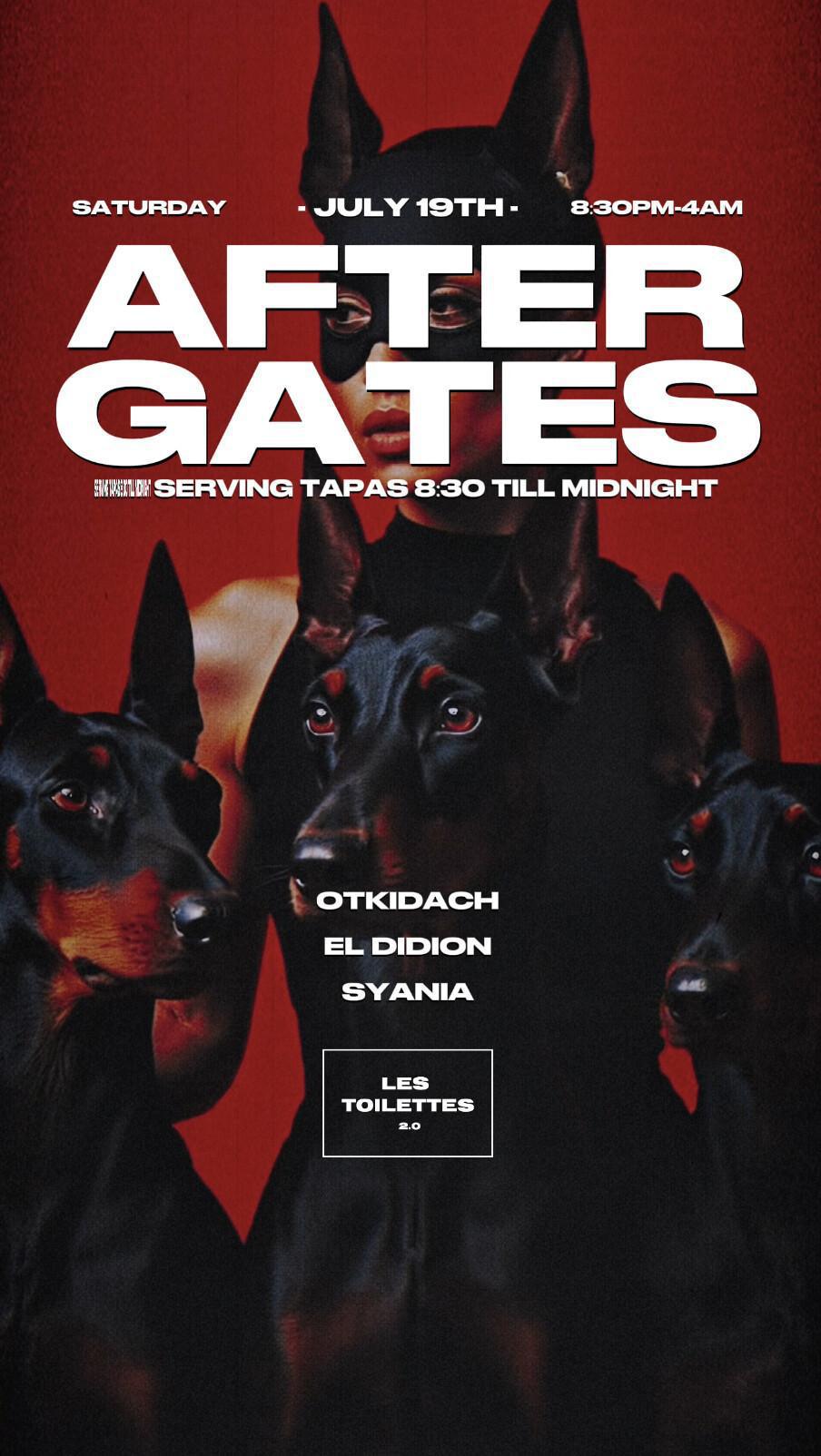 After Gates at Les Toilettes 