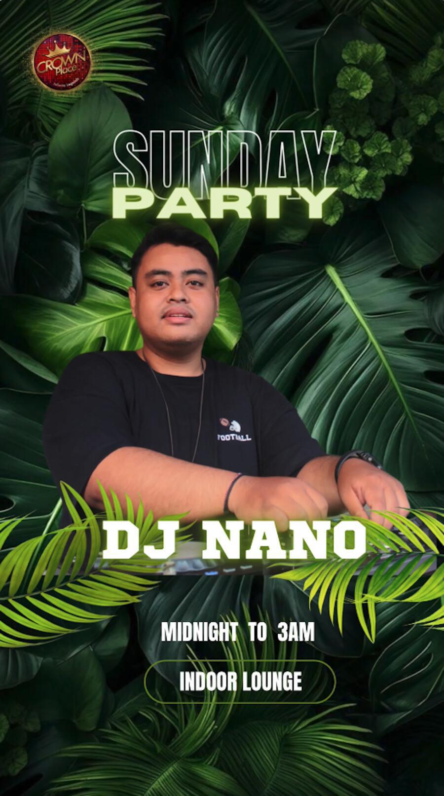 DJ Nano Sunday at CP Lounge Ubud