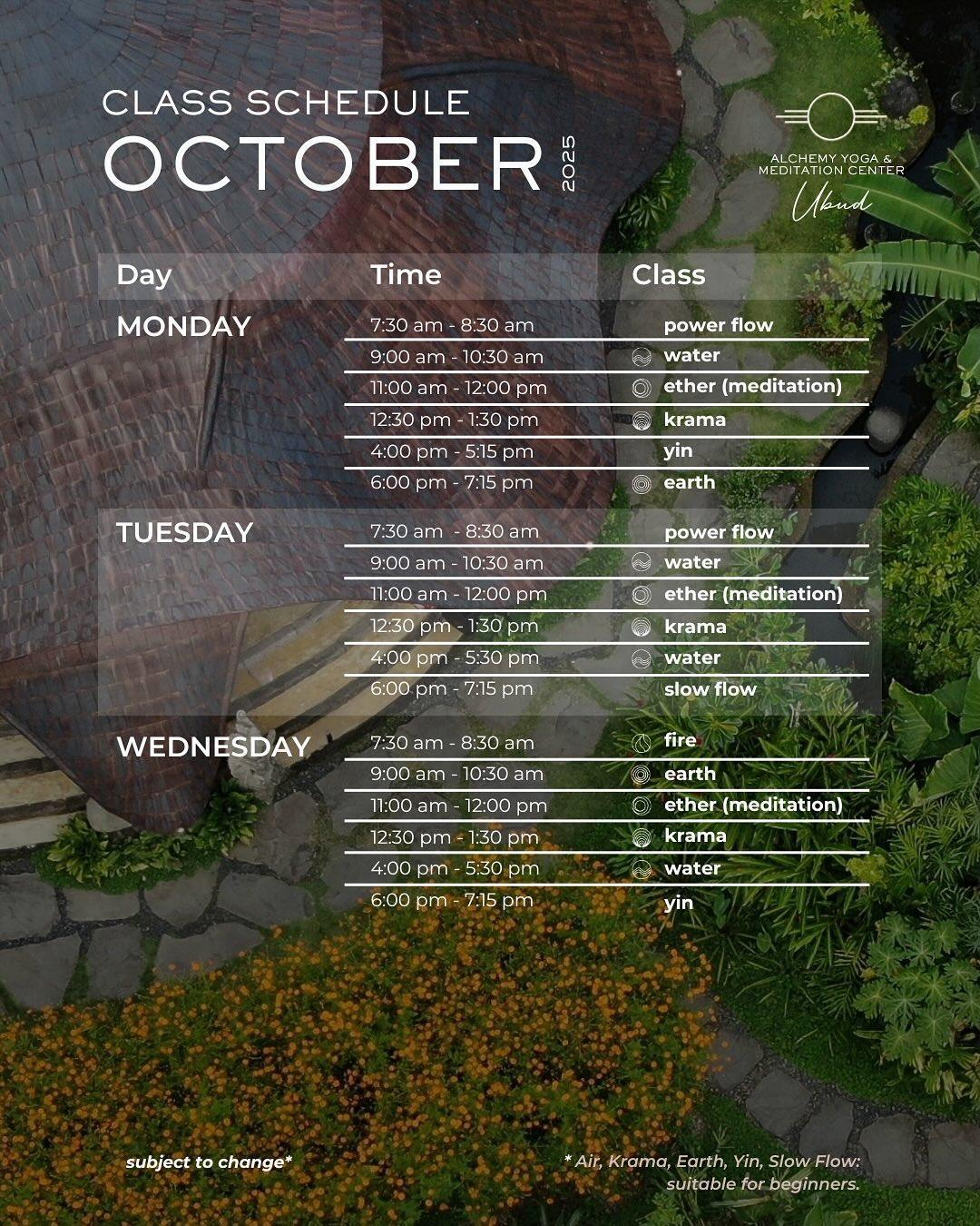 This Month at Alchemy Ubud