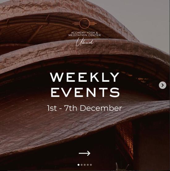 This Week at Alchemy Ubud