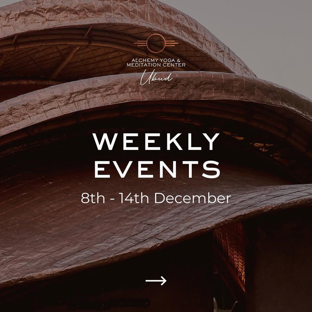This Week at Alchemy Ubud