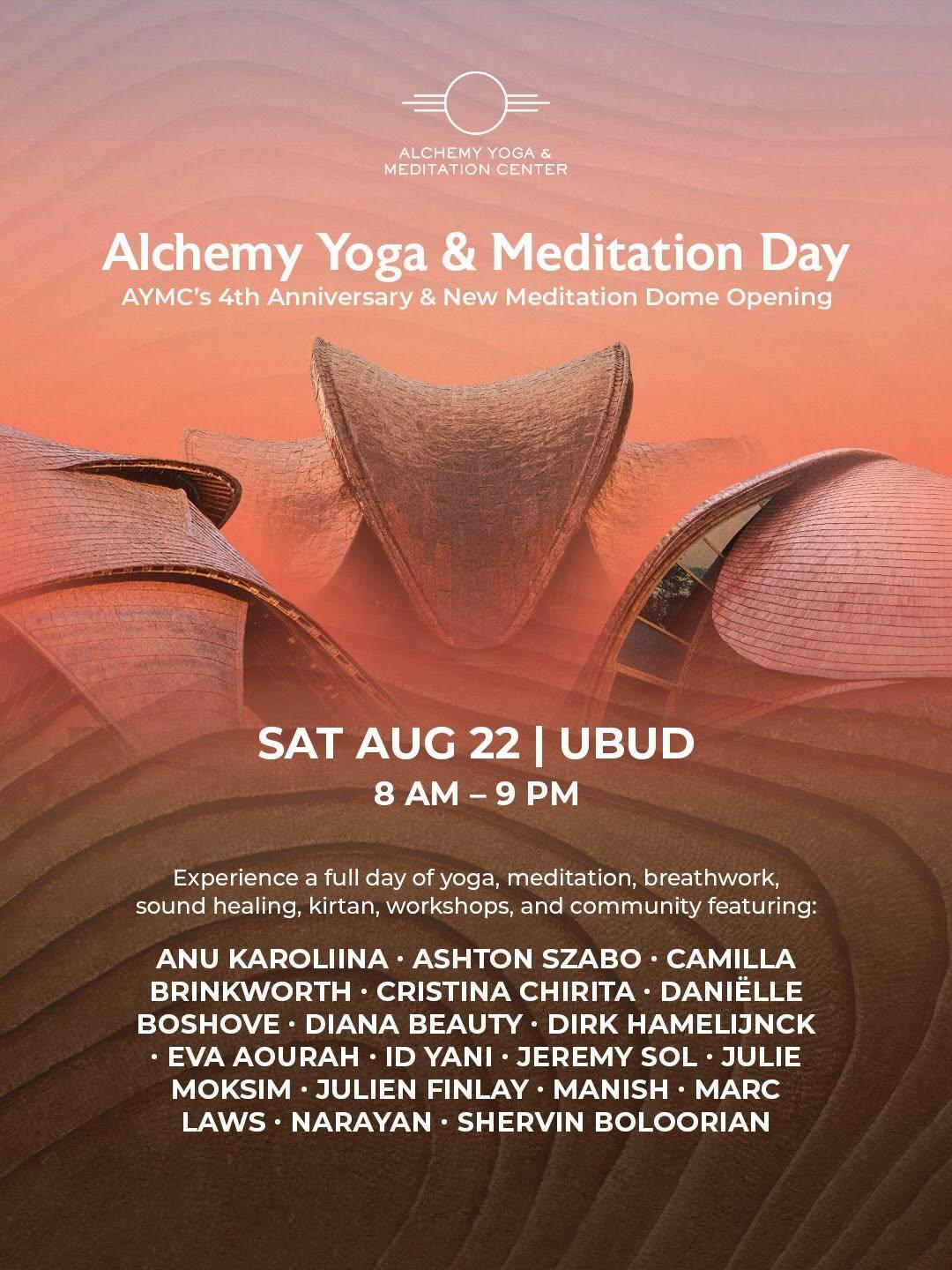 AYMC Fest - Alchemy Yoga 4th Anniversary Celebration at Alchemy Ubud AYMC Fest - Alchemy Yoga 4th Anniversary Celebration at Alchemy Ubud