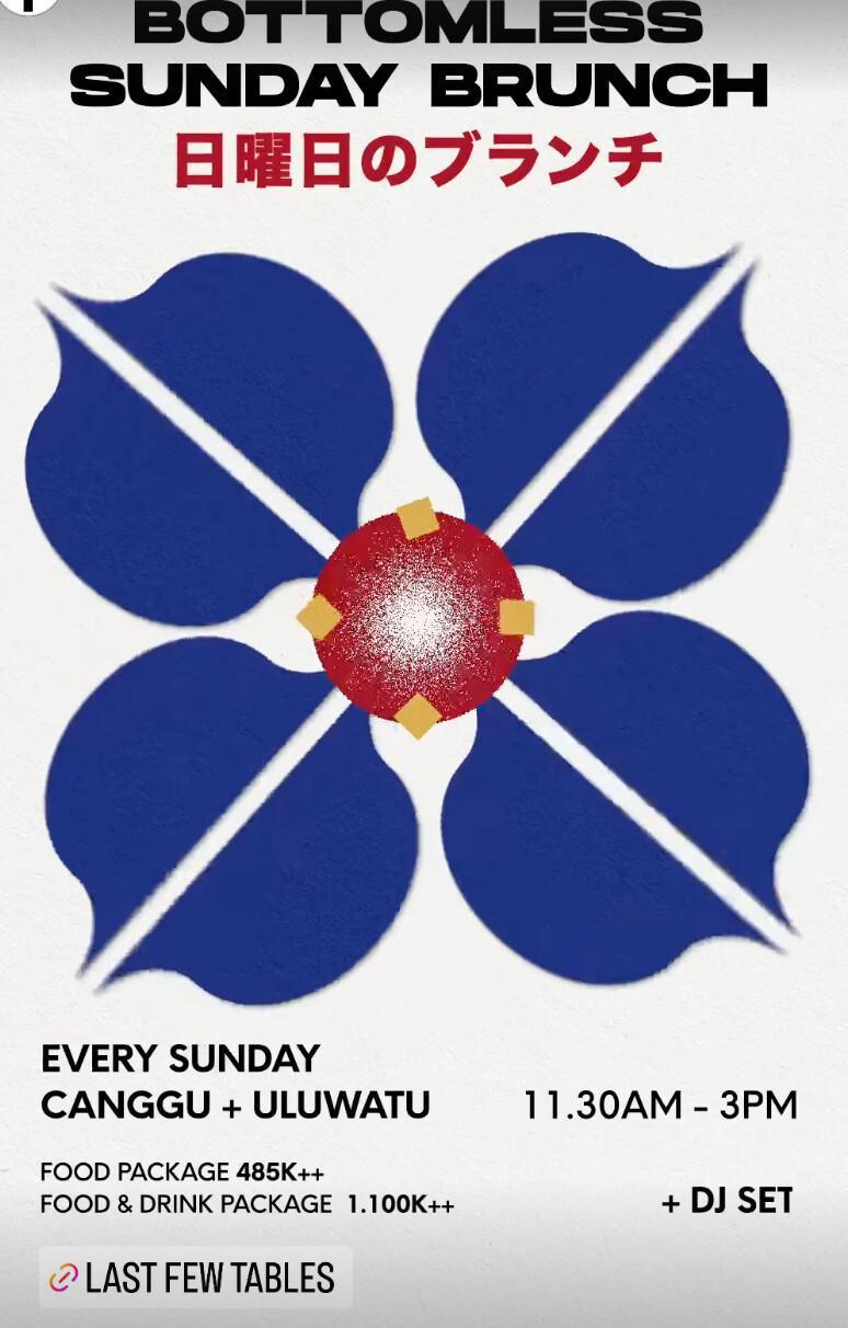 Sunday Brunch at YUKI Uluwatu