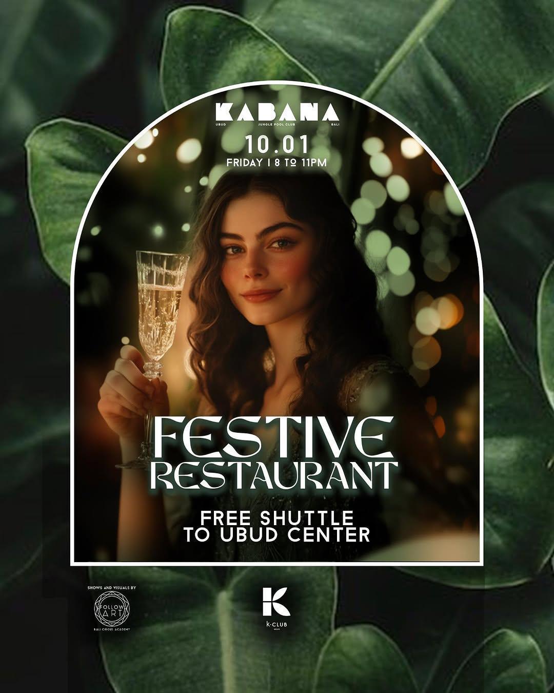 Festive Restaurant at Kabana Ubud 