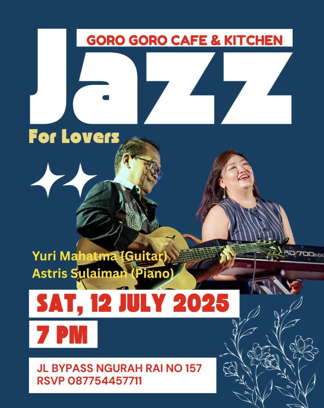 Saturday Jazz For Lovers at Goro Goro