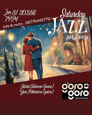 Saturday Jazz For Lovers at Goro Goro