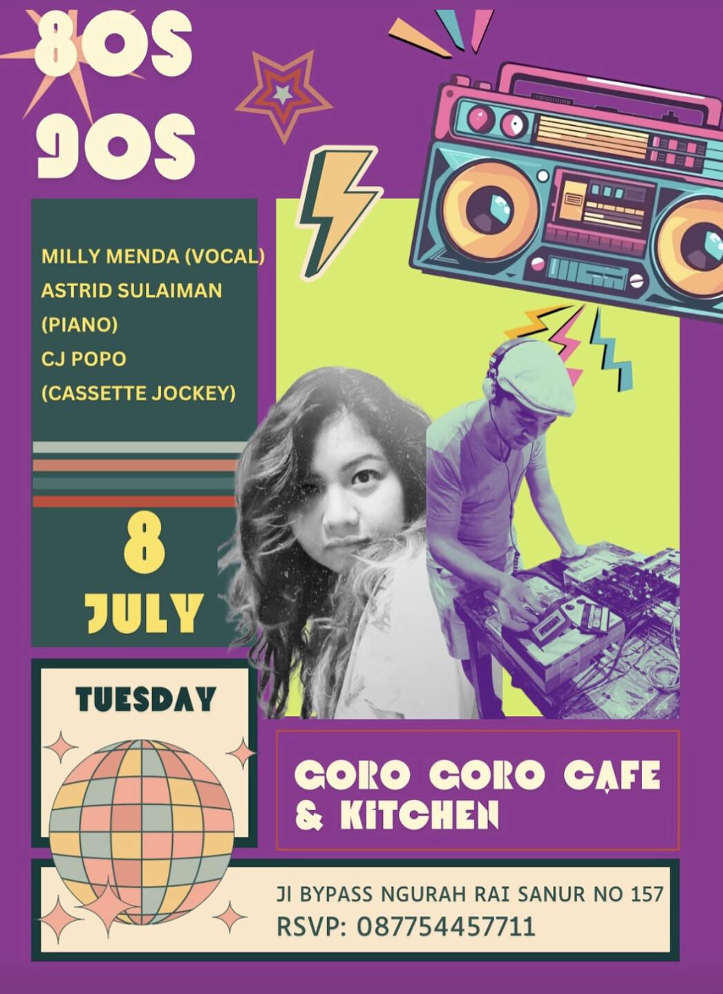 80's 90's live music at Goro Goro