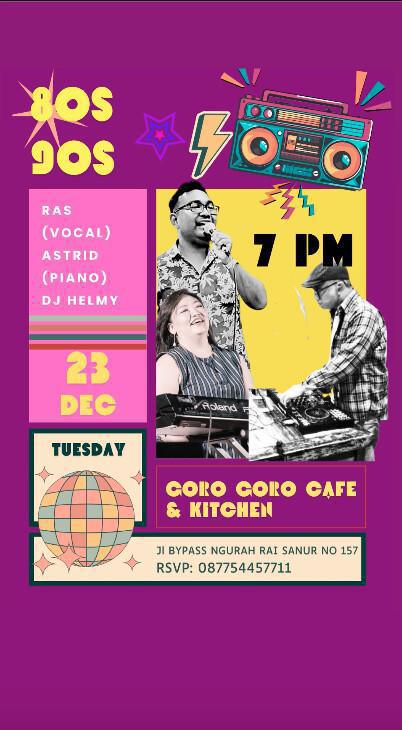 80's 90's live music at Goro Goro