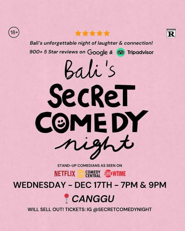 Secret Comedy Night at Bistro Anwa