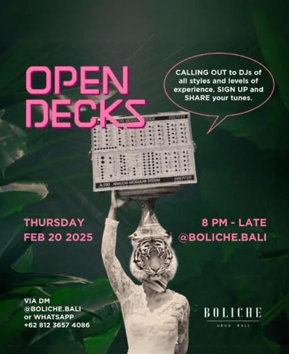 Open Decks at Boliche Bali
