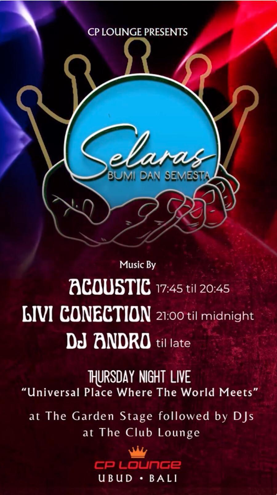 Thursday at CP Lounge Ubud Bali