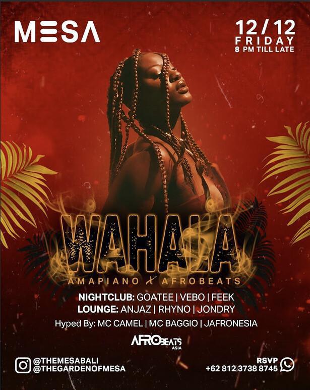 Wahala at The Mesa Club Wahala at The Mesa Club