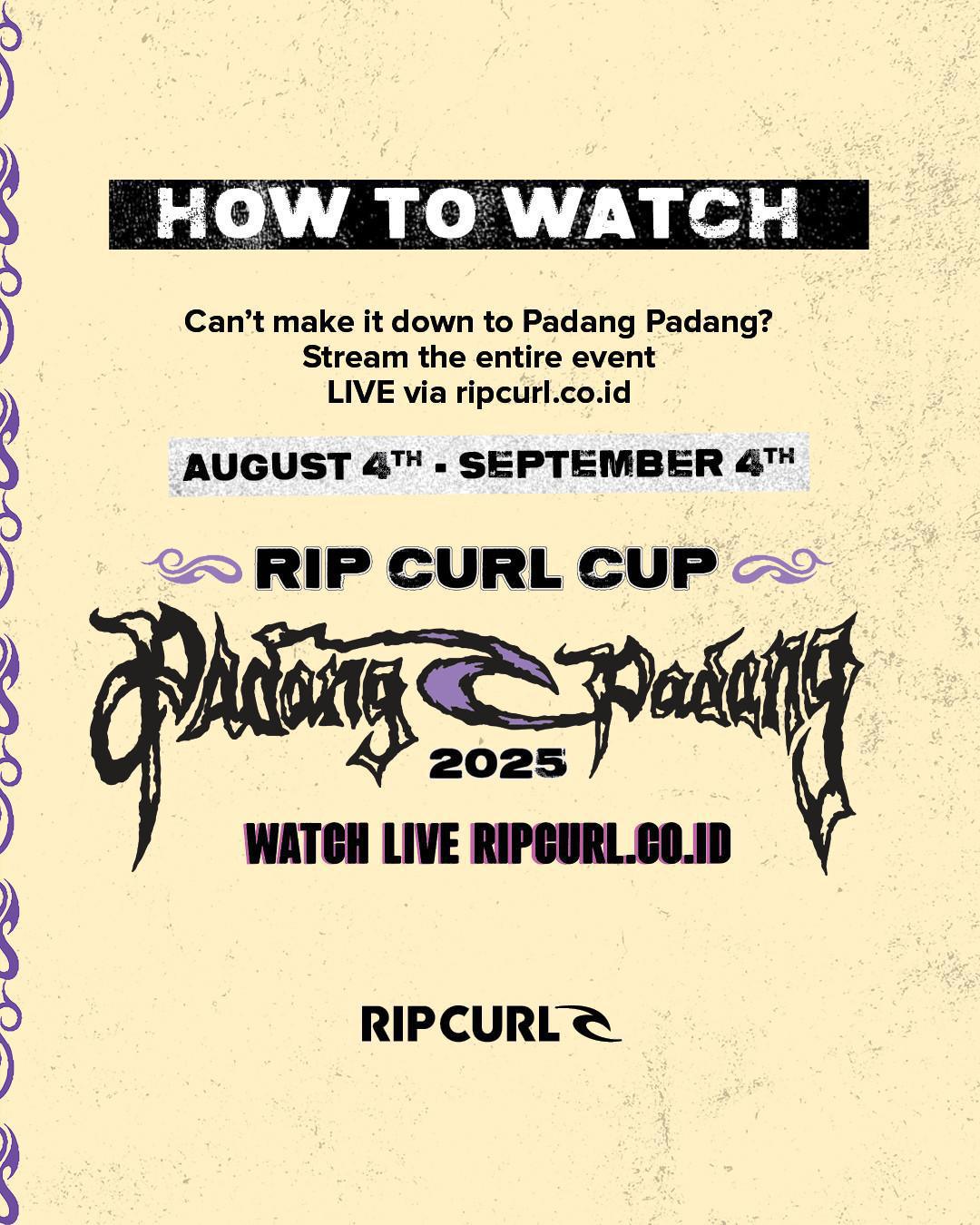 Rip Curl Cup Padang Padang 2025