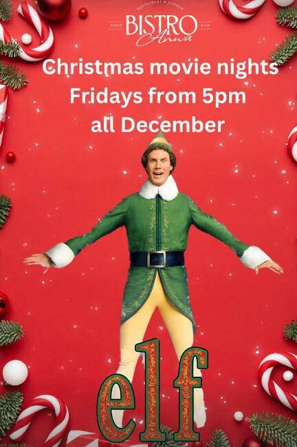 Christmas Movie Night at Bistro Anwa