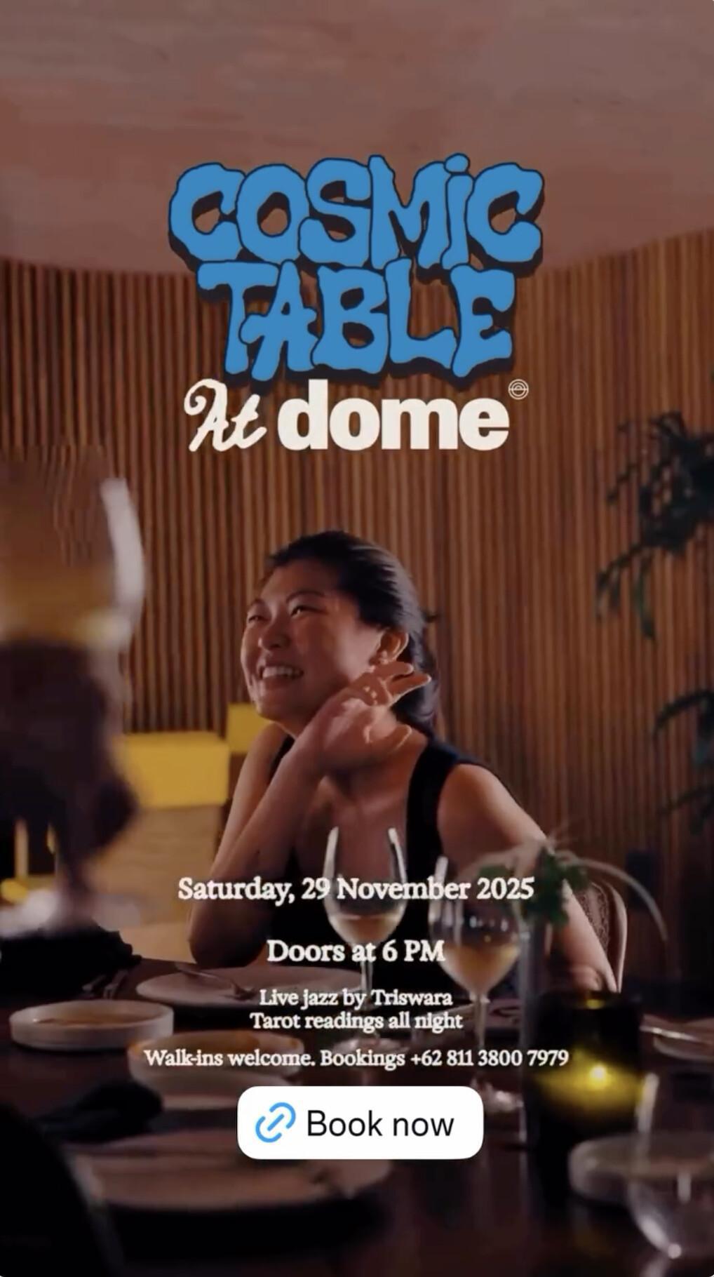 Cosmic Table at Desa Potato Head Bali