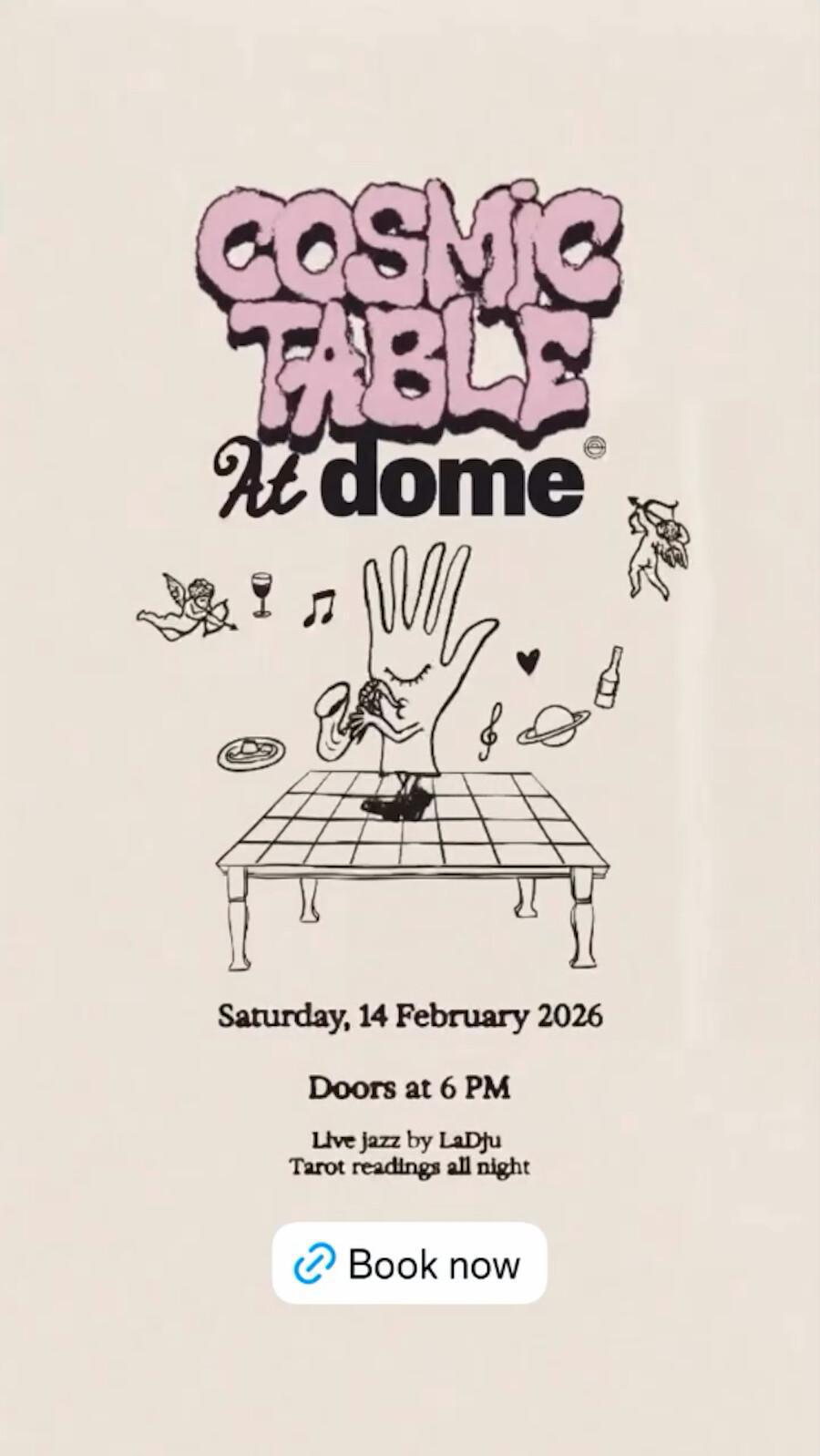 Cosmic Table at Dome Desa Potato Head Bali