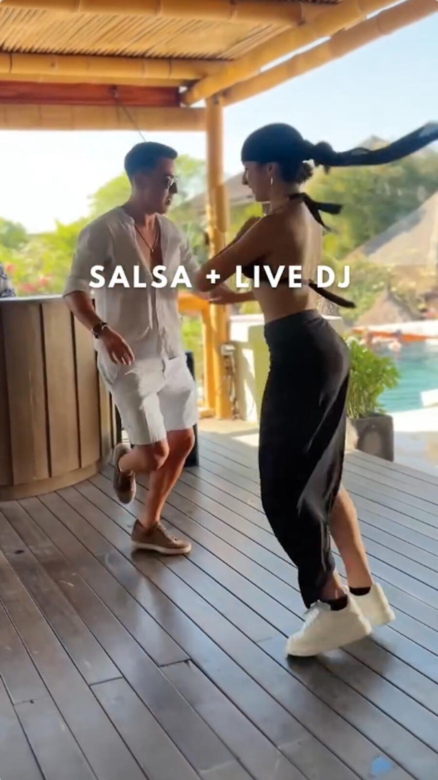 Salsa & Live DJ at Azul Beach Club Bali