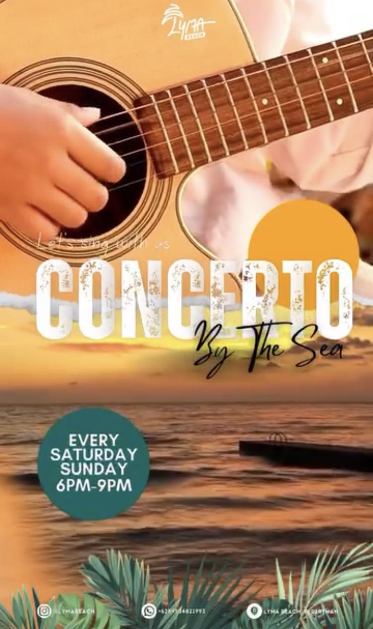 Saturday Concerto at Lyma Beach