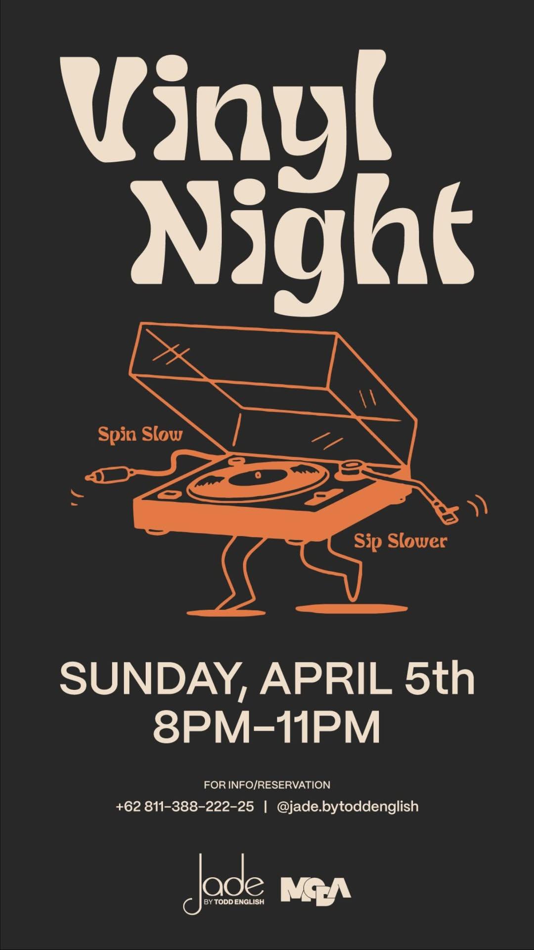 Vinyl Night at Jade by Todd English