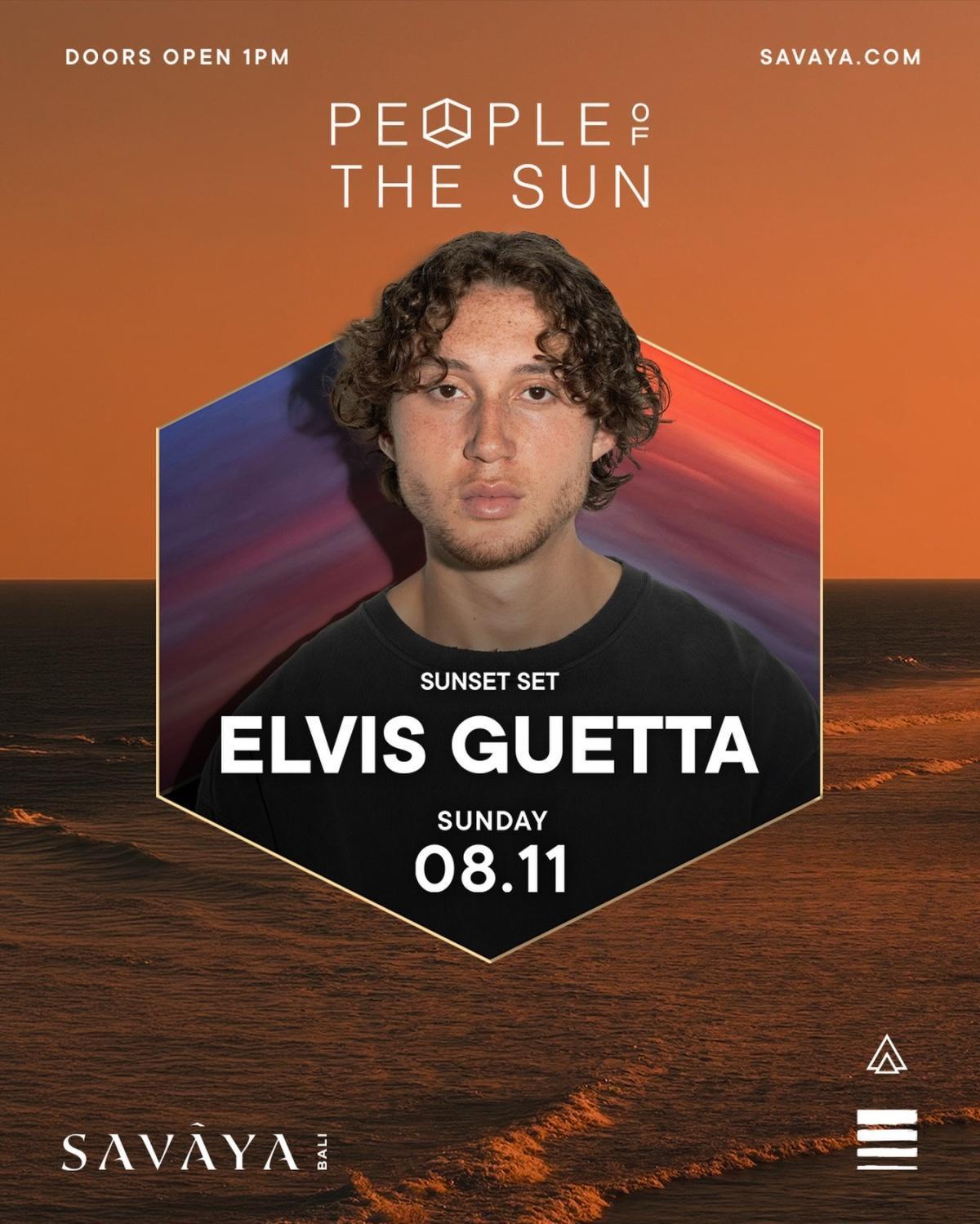 Elvis Guetta at Savaya Bali