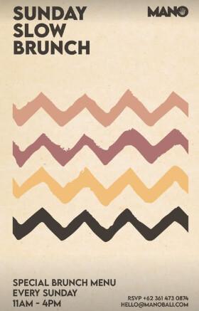 Sunday Slow Brunch at Mano Beach House